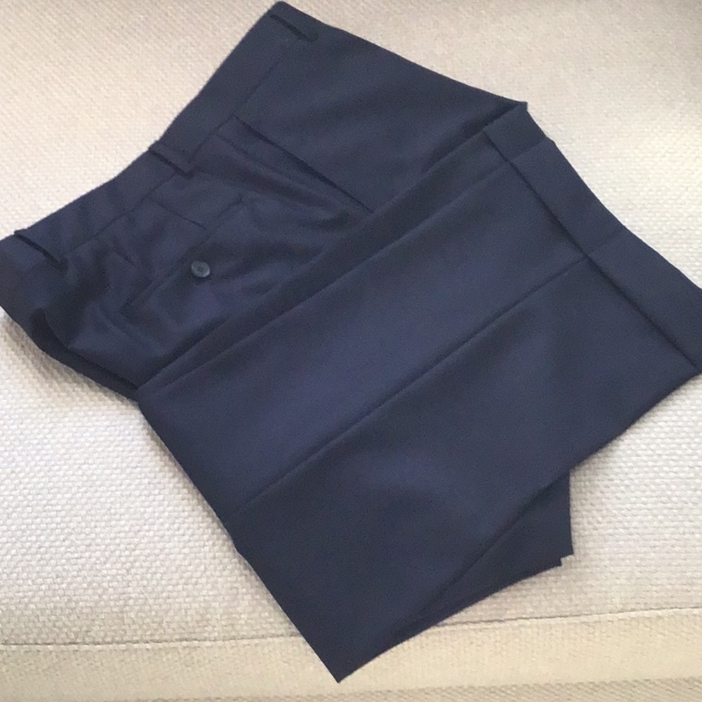 Samuelshon super 110 Navy wool dress trousers